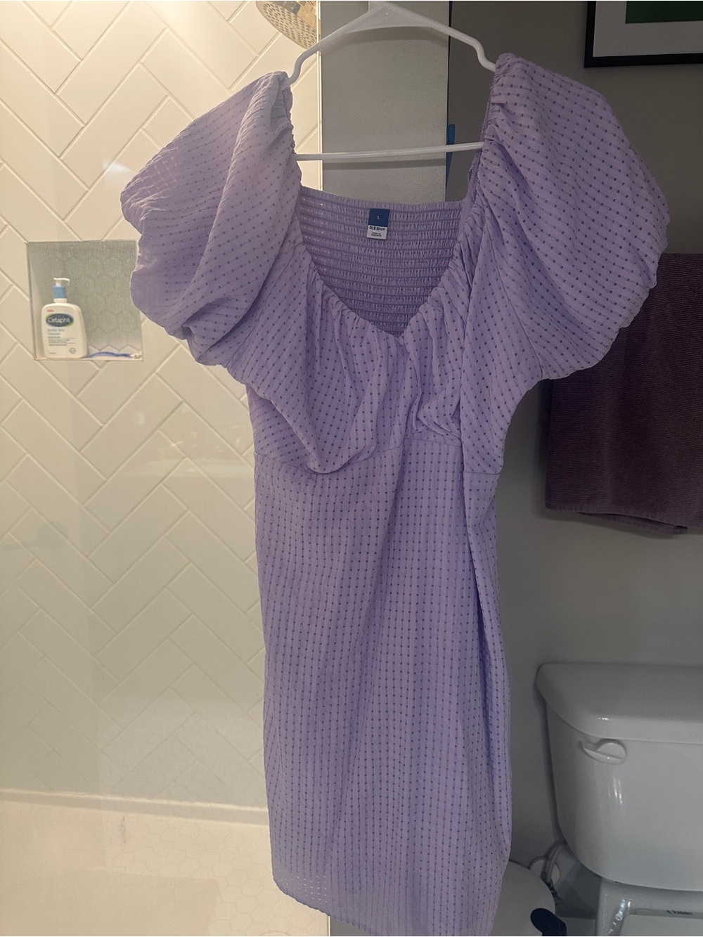 Old Navy Lavender Smocked Top